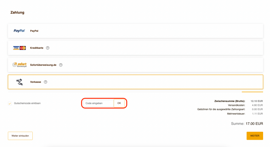 Box für Chocolissimo rabattcode